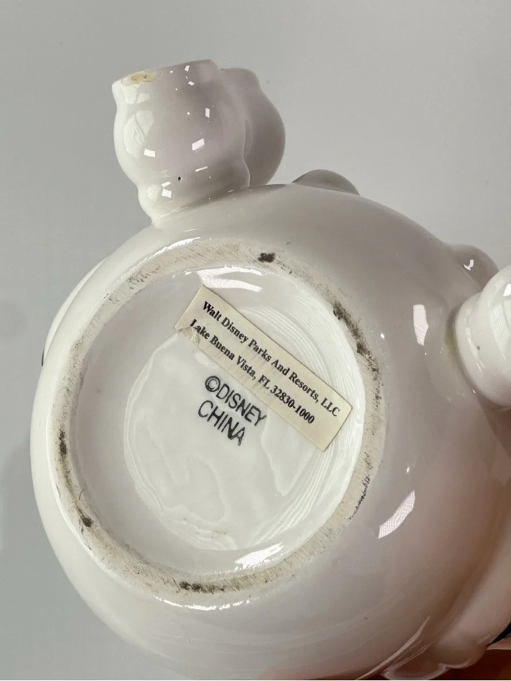 Disney Parks Soap Dispenser Mickey Mouse Body Ceramic White 7